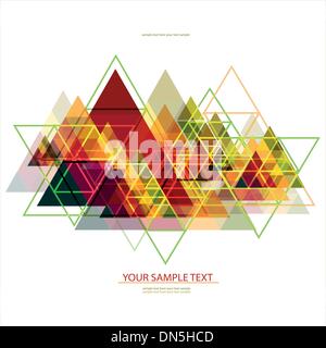Abstract Geometric Background with place for your text Stock Vector
