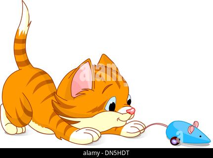 Playful Kitten Stock Vector