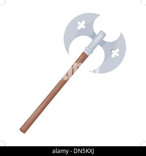 Handed Axe Viking Stock Vector
