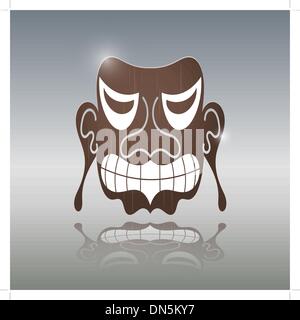 African Mask Stock Vector