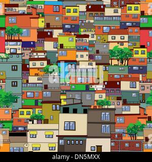 Cartoon city Stock Vector
