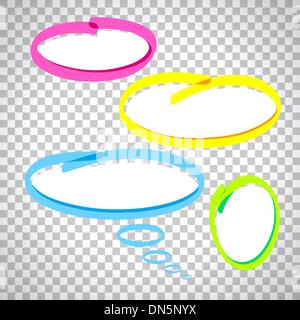 Colorful Speech Bubbles Stock Vector