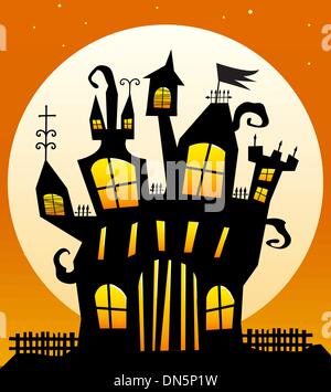 Haunted Castle Stock Vector