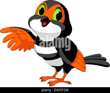 Halloween bird Stock Vector