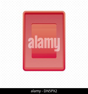 abstract simple red picture frame Stock Vector