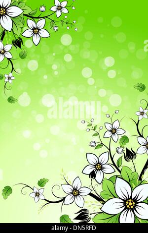 background with flowers Stock Vector Image & Art - Alamy