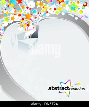 Surprise box design Stock Vector