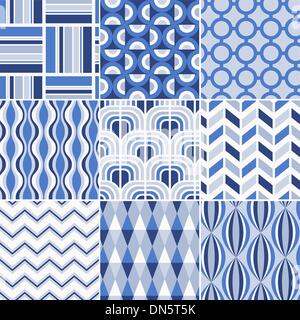 seamless retro pattern Stock Vector
