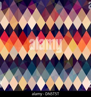 colorful seamless argyle vector pattern Stock Vector