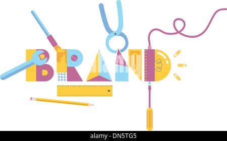 A vector illustration of company brand essence exists at the core of a  company's strategy for growth. The essence has value, attributes, benefits,  and Stock Vector Image & Art - Alamy
