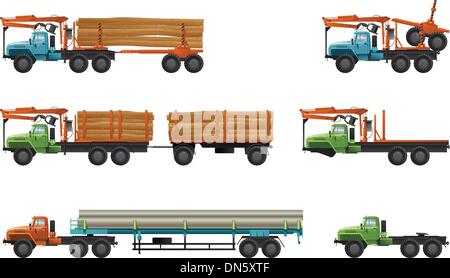 trucks Stock Vector