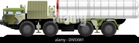 military launch vehicle Stock Vector