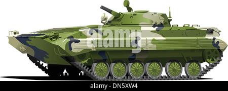 Infantry fighting vehicle Stock Vector