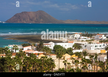 Town of Corralejo, Fuerteventura, Canary Islands, Spain Stock Photo