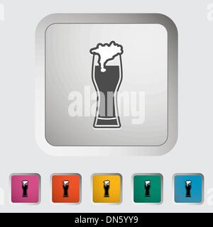 Beer icon Stock Vector