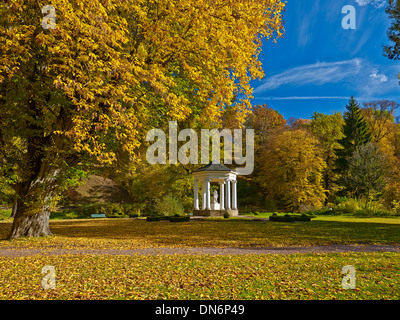 Temple of the Muse Calliope in Tiefurt Park, Thuringia, Germany Stock Photo