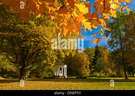 Temple of the Muse Calliope in Tiefurt Park, Thuringia, Germany Stock Photo