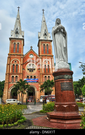 Ho Chi Minh Notre Dame Basilica Stock Photo