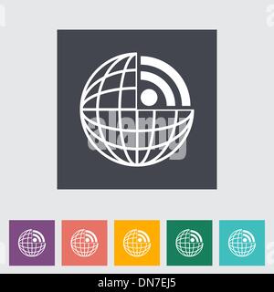 RSS icon Stock Vector