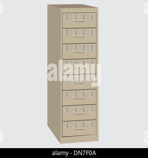 File Cabinet Stock Vector