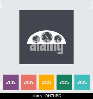 Icon dashboard Stock Vector