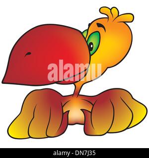 Yellow Parrot Stock Vector