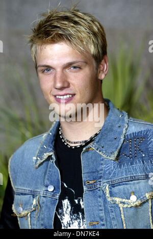 Dec. 10, 2002 - NICK CARTER.BILLBOARD MUSIC AWARDS.MGM GRAND CASINO & HOTEL, LAS VEGAS, 12/09. ALEC MICHAEL.Â©    2002.K28254AM(Credit Image: © Globe Photos/ZUMAPRESS.com) Stock Photo