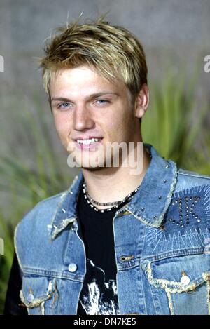 Dec. 10, 2002 - NICK CARTER.BILLBOARD MUSIC AWARDS.MGM GRAND CASINO & HOTEL, LAS VEGAS, 12/09. ALEC MICHAEL.Â©    2002.K28254AM(Credit Image: © Globe Photos/ZUMAPRESS.com) Stock Photo