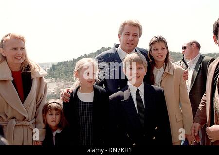 Dec. 30, 2002 - CREDIT: Globe Photos NAME/ /   I2062SX.ATHINA ONASSIS & HER FATHER THIERRY ROUSSEL WITH FAMILY TOUR ATHENS GREECE SURROUNDED BY BODYGUARDS, AT THE ACROPOLIS  GREECE..3/22/98.. SPHINX/  /    1998.ATHINA ONASSIS & HER FATHER THIERRY ROUSSEL WITH FAMILY(Credit Image: © Globe Photos/ZUMAPRESS.com) Stock Photo