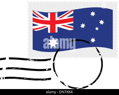 Australia stamp Stock Vector