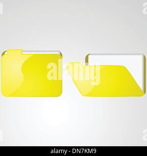Folders Stock Vector