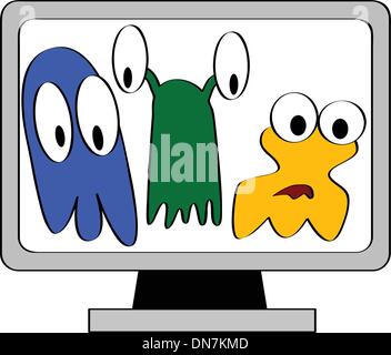 computer virus illustration Stock Vector Image & Art - Alamy