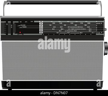 Transistor radio Stock Vector