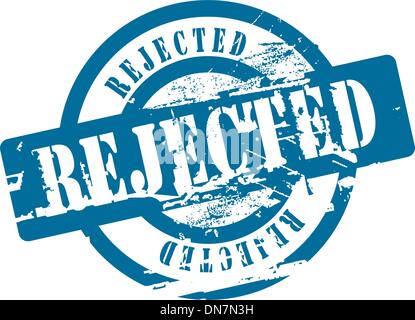 Rejected rubber stamp Stock Vector