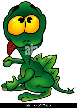 Green Dragon Stock Vector