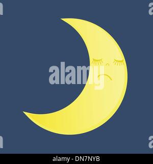 moon icon vector Stock Vector