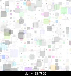 Abstract Technical Geometric Square Background Stock Vector