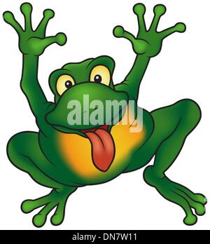 Happy Frog Stock Vector