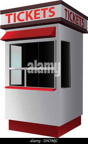 Ticket booth Stock Vector