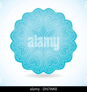 Vintage background with bright colors mandala Stock Vector