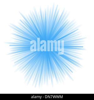Retro Radial light and ground Background Stock Vector