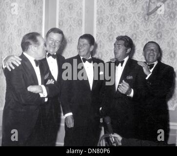 thumbnail image 2 of John Wayne, Ronald Reagan, Dean Martin & Frank Sinatra 1977 8x10 B&W Photo (EP-575) - Rat Pack Print 2 of 6