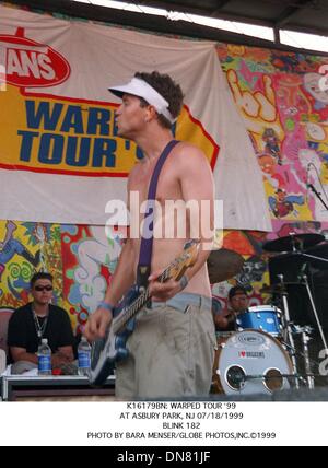 July 18, 1999 - K16179BN 07/18/99.WARPED TOUR '99.AT ASBURY PARK, NJ..BLINK 182. BARA MENSER/ 1999.(Credit Image: © Globe Stock Photo - Alamy