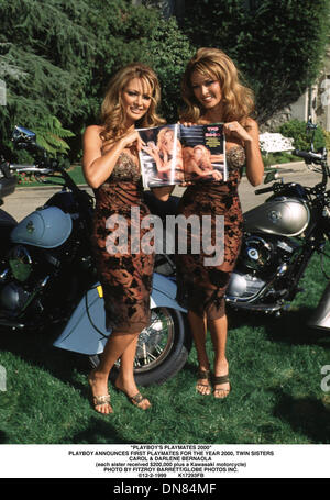 Dec. 2, 1999 - ''PLAYBOY'S PLAYMATES 2000''.PLAYBOY ANNOUNCES FIRST
