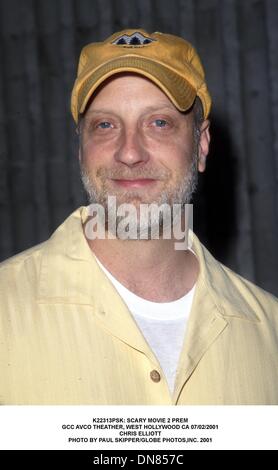 July 3, 2001 - K22313PSK: SCARY MOVIE 2 PREM.GCC AVCO THEATHER, WEST HOLLYWOOD CA 07/02/2001.CHRIS ELLIOTT. PAUL SKIPPER/   2001(Credit Image: © Globe Photos/ZUMAPRESS.com) Stock Photo