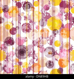 Seamless spotty striped white pattern Stock Vector