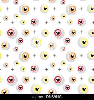 The eyeball pattern Stock Vector