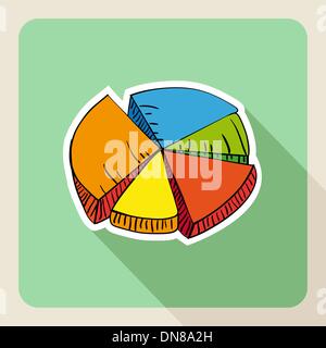 Hand drawn circular graphic. Stock Vector