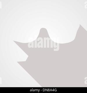 Vintage hipsters icons face. Stock Vector