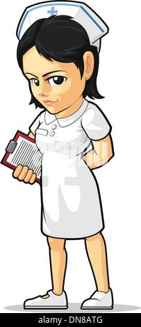 Cartoon of Nurse Stock Vector